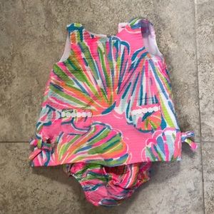 Lily Pulitzer seashell dress. 6-12 months.